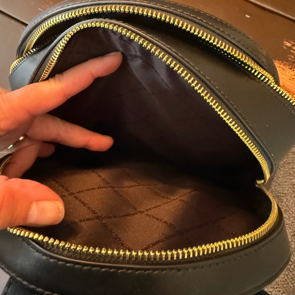 Michael Kors Jaycee Medium Pebbled Leather Backpack - Picture 5 of 7